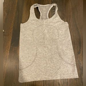 Gray lululemon racer back